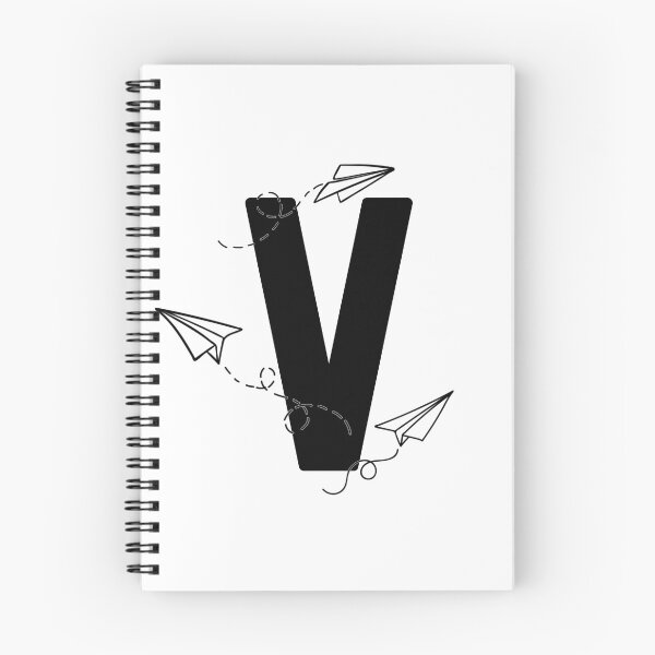 Artikelvorschau, Monogramm mit Papierflieger Buchstabe V. entworfen und verkauft von JustSeasons.