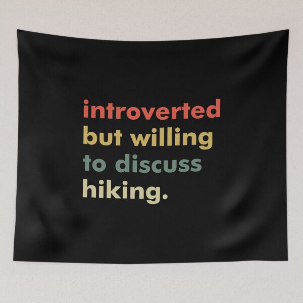 Item preview, Willing to discuss hiking-retro designed and sold by iskapa.