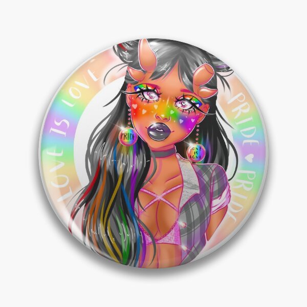 Item preview, LGBT pride demon designed and sold by Lauii.