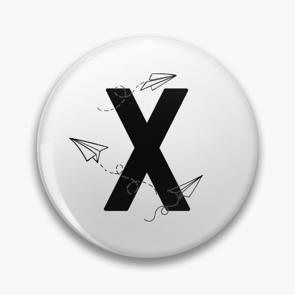 Item preview, Monogram with paper planes letter X designed and sold by JustSeasons.