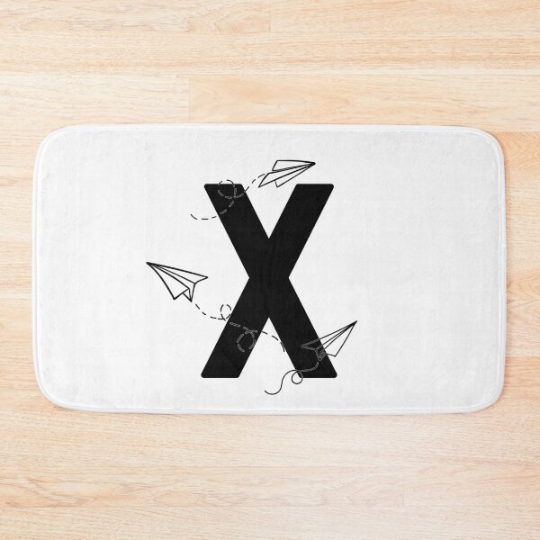 Item preview, Monogram with paper planes letter X designed and sold by JustSeasons.