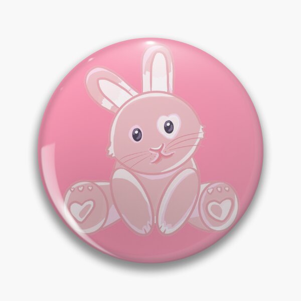Item preview, Pink Heart Bunny designed and sold by RoserinArt.