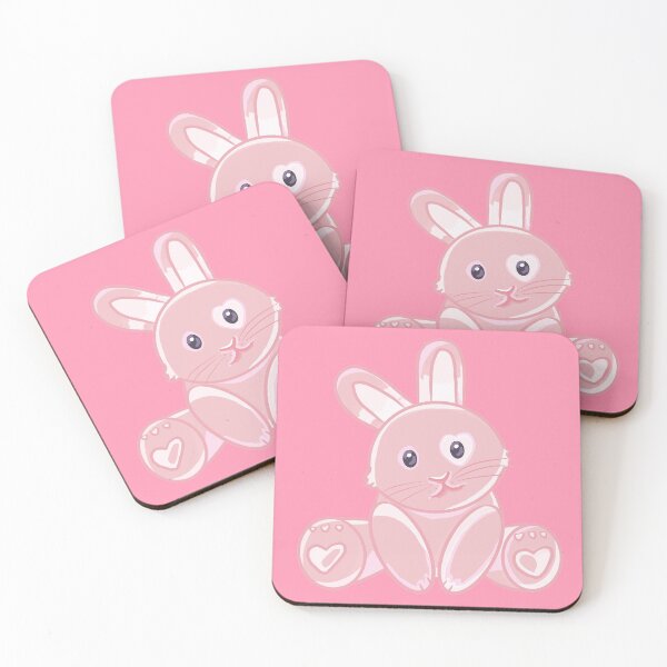 Item preview, Pink Heart Bunny designed and sold by RoserinArt.