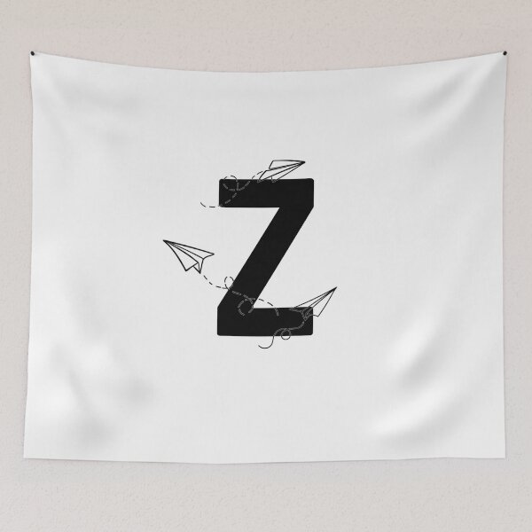 Item preview, Monogram with paper planes letter Z designed and sold by JustSeasons.