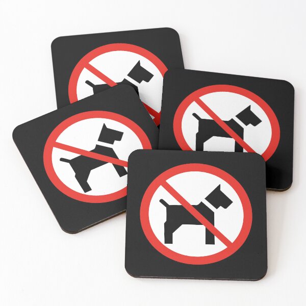 Item preview, Prohibited Sign - Not allowed - No dogs designed and sold by thehappylamb.