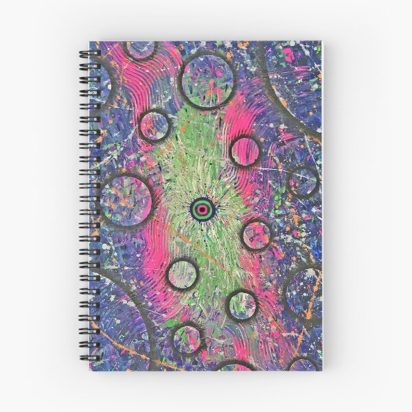 Item preview, NEUTRON EXPANSE Vivid Rich Bold Abstract Space Art Pink Purple Green Blue Gold designed and sold by Alistair Coull.