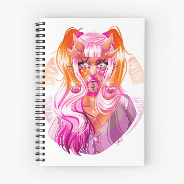 Item preview, Lesbian pride demon!  designed and sold by Lauii.