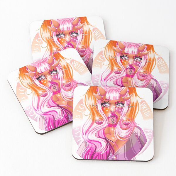 Item preview, Lesbian pride demon!  designed and sold by Lauii.