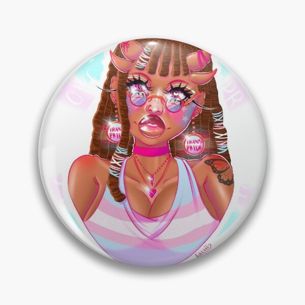 Item preview, Trans pride demon! designed and sold by Lauii.