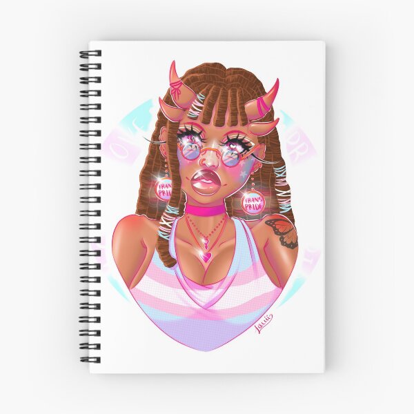 Item preview, Trans pride demon! designed and sold by Lauii.