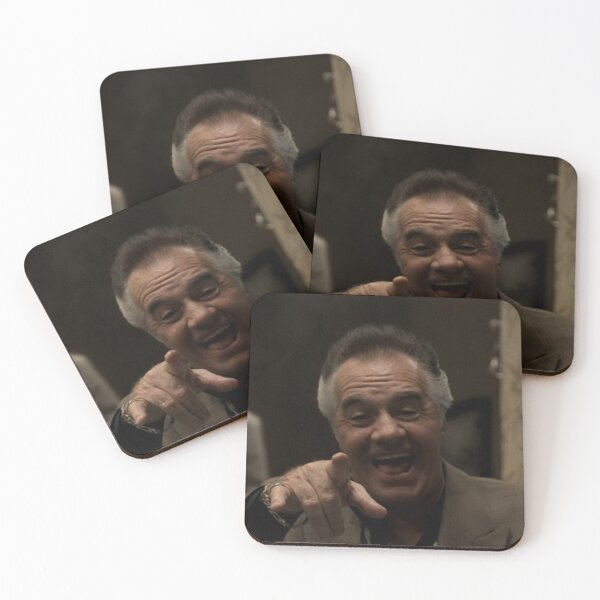 Paulie Fake Laugh Coasters (Set of 4)