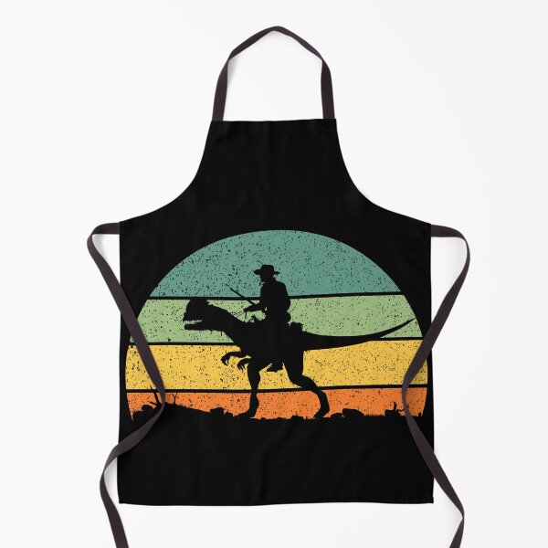 Item preview, Prehistoric cowboy retro sunset - Distressed designed and sold by Trantor-Tees.