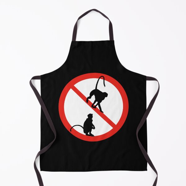Item preview, Prohibited Sign Not allowed No acting the monkey designed and sold by thehappylamb.