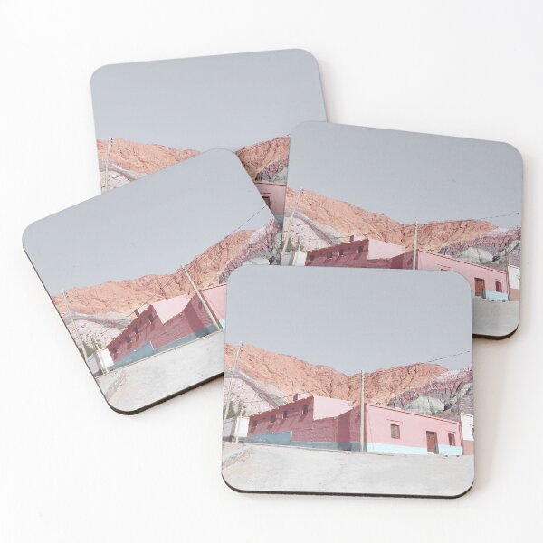 Item preview, Desert Mountain Town | Gray Aesthetic Travel Photography designed and sold by Sarahelena Barrios.