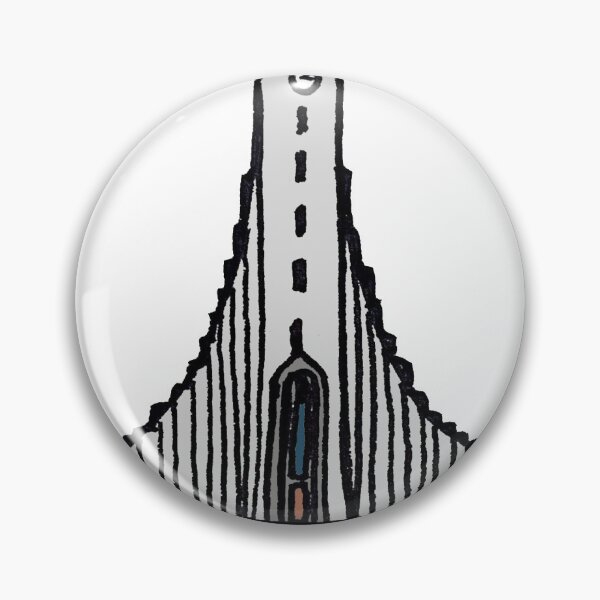 Item preview, Reykjavik Iceland Hallgrimskirkja Sketch designed and sold by warrenbisch.