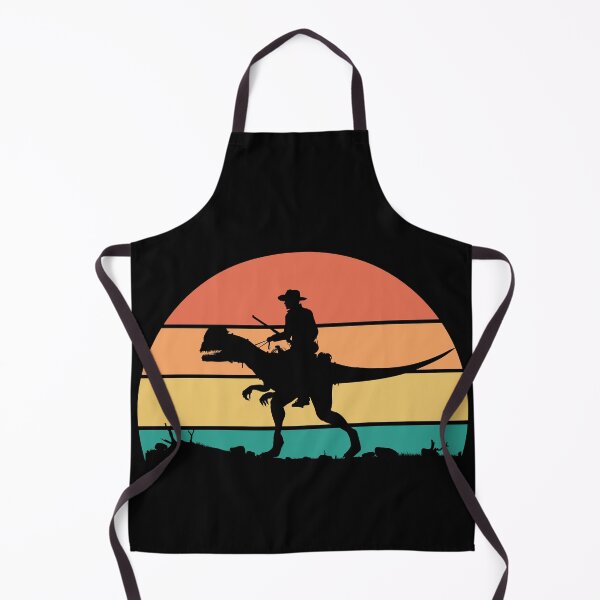 Item preview, Cowboy riding a dinosaur designed and sold by Trantor-Tees.