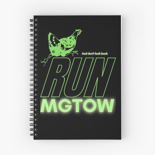 Item preview, MGTOW Run and don't look back designed and sold by Manosphere.