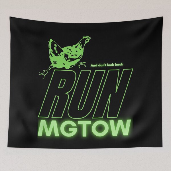 Item preview, MGTOW Run and don't look back designed and sold by Manosphere.