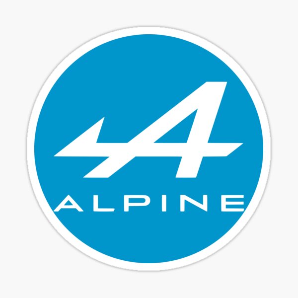 Sticker « Autocollant du logo de l'équipe Alpine F1 », par arsenijemne