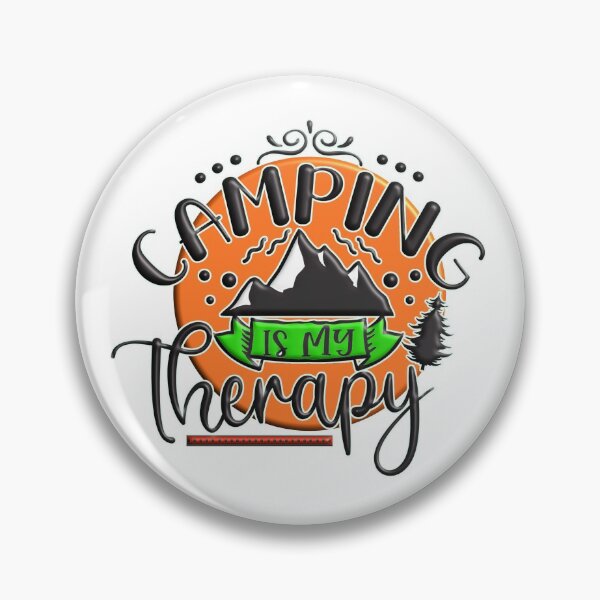 Item preview, Camping is my therapy designed and sold by Douglas  Walker.