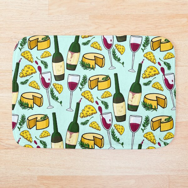 Item preview, Patrón de vino y queso designed and sold by Taima Al Bahri.