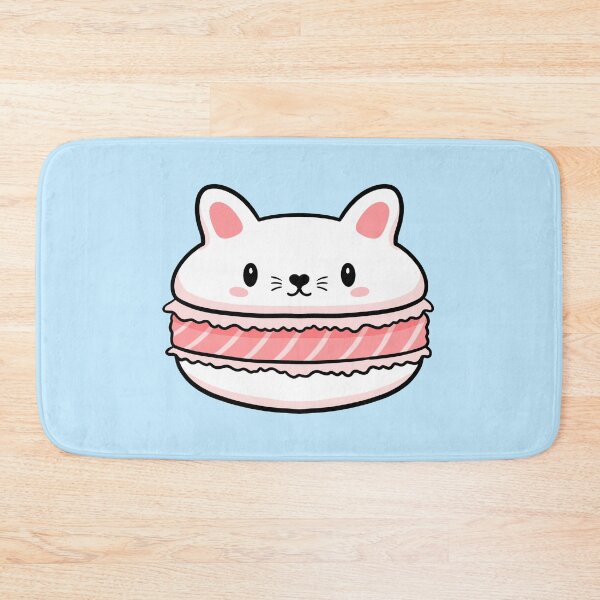 Item preview, Cat Macaron Kawaii Frech Dessert designed and sold by trajeado14.