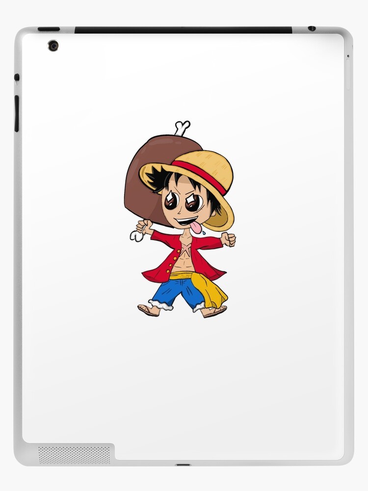 chibi anime one piece luffy iPad Case & Skin by LinaMercata0428