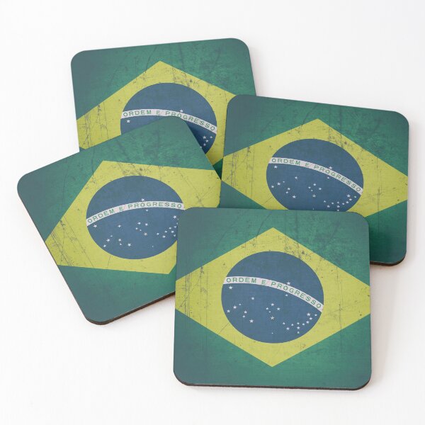 Item preview, Brazilian flag, old and rusty texture designed and sold by Francesko221.