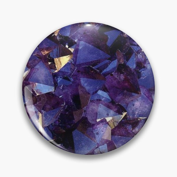 Item preview, Amethyst gold crystal gemstone designed and sold by Cutees-designs.