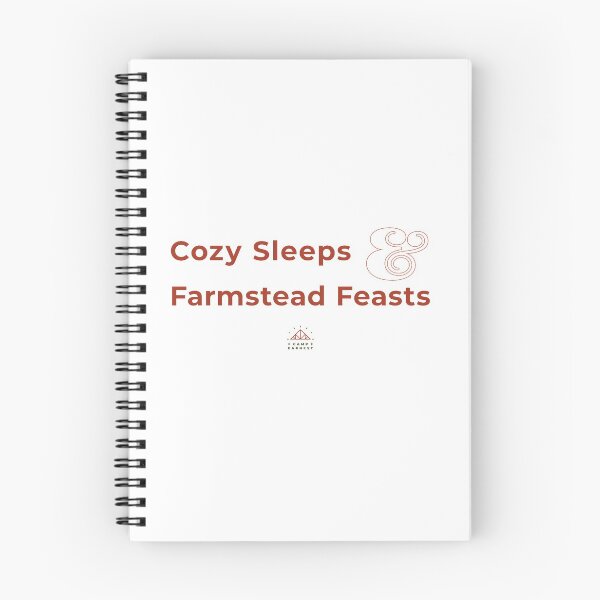 Item preview, Cozy Eats & Farmstead Feasts (rust) designed and sold by CampEarnest.