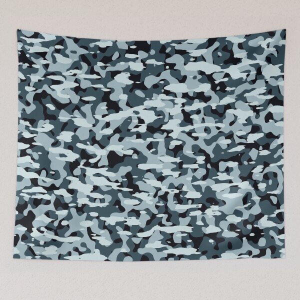 Aperçu de l'œuvre Bleu camouflage créée et vendue par Jones-nock.