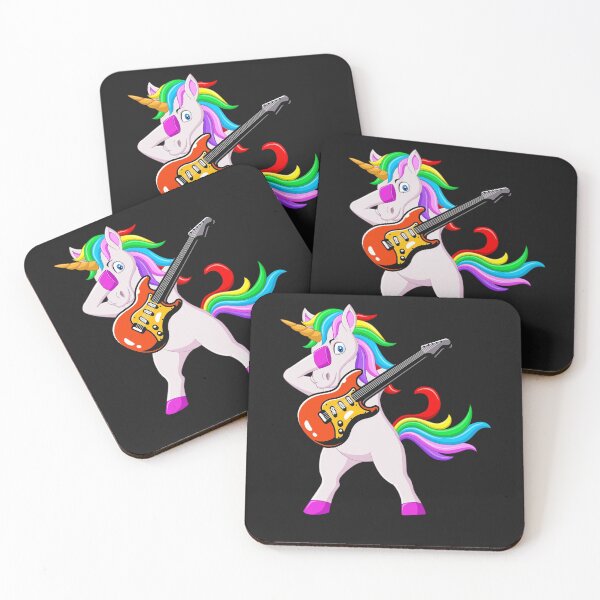 Item preview, Beautiful and colorful  Unicorn playing on guitar  designed and sold by remonss.