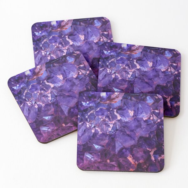 Item preview, Amethyst coral pink crystal gemstone  designed and sold by Cutees-designs.