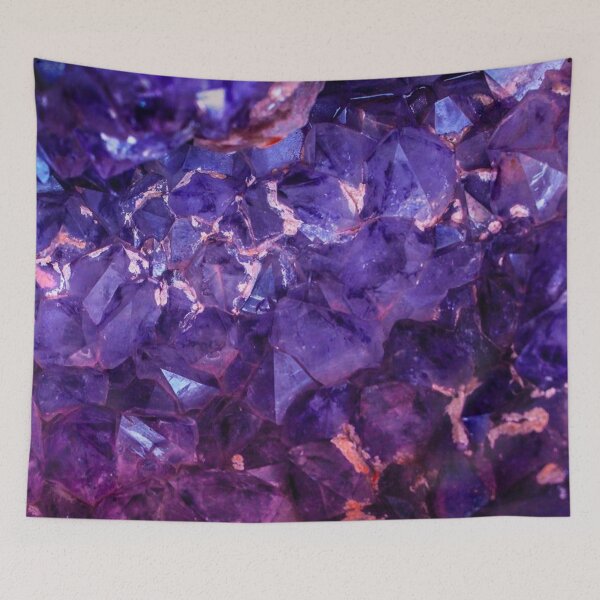 Item preview, Amethyst coral pink crystal gemstone  designed and sold by Cutees-designs.