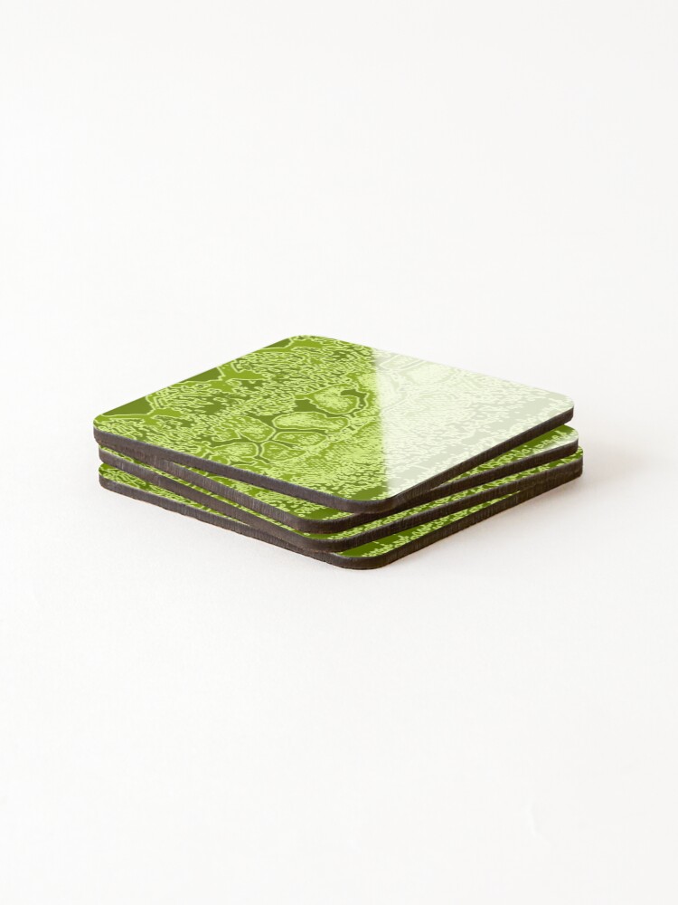 Thumbnail 4 of 5, Coasters (Set of 4), Python Skin designed and sold by DesignFantazia.