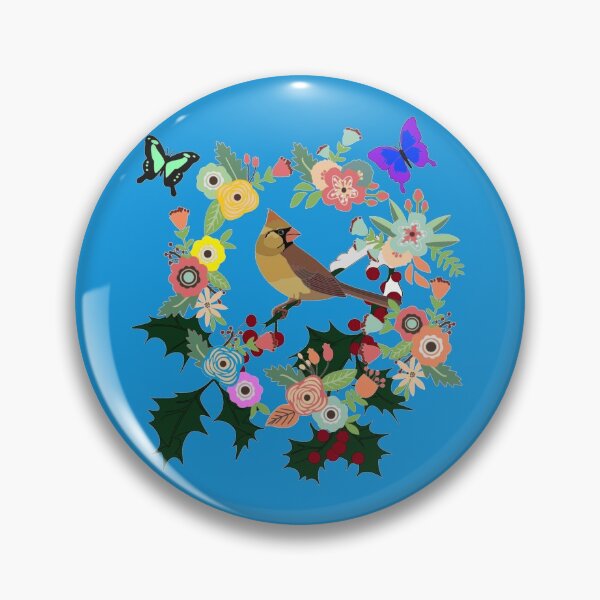 Item preview, Spring Wreath Brown Cardinal designed and sold by GL Digital Artwork .