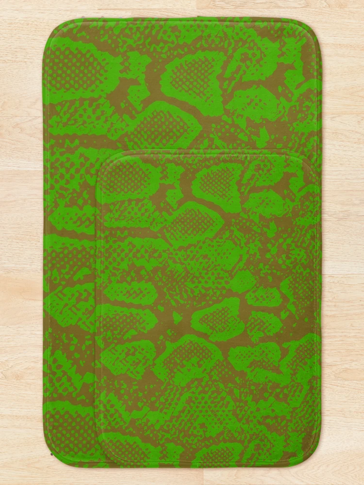 Thumbnail 5 of 6, Bath Mat, Python Skin designed and sold by DesignFantazia.