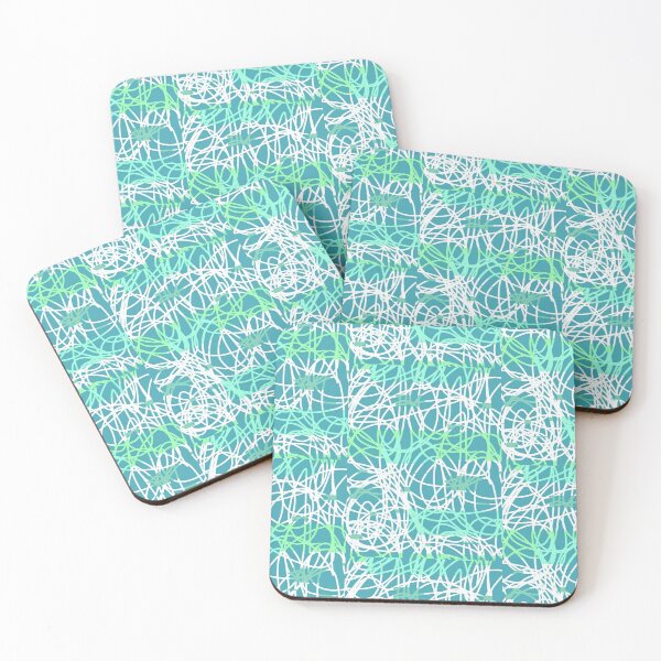 Item preview,  MOOD ART BB3 GREEN ISH SCRIBBLES RMM designed and sold by Ruby Mendiola.