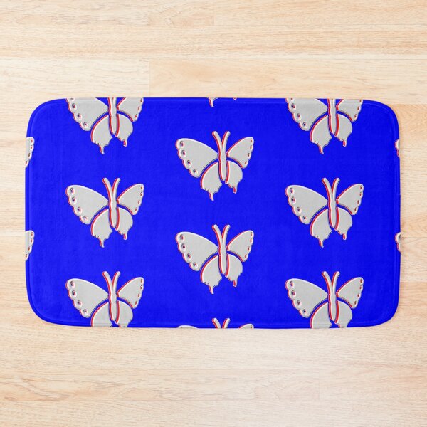 Item preview, Butterfly 3D ~ Blue, White & Red designed and sold by Boakes-Digital.