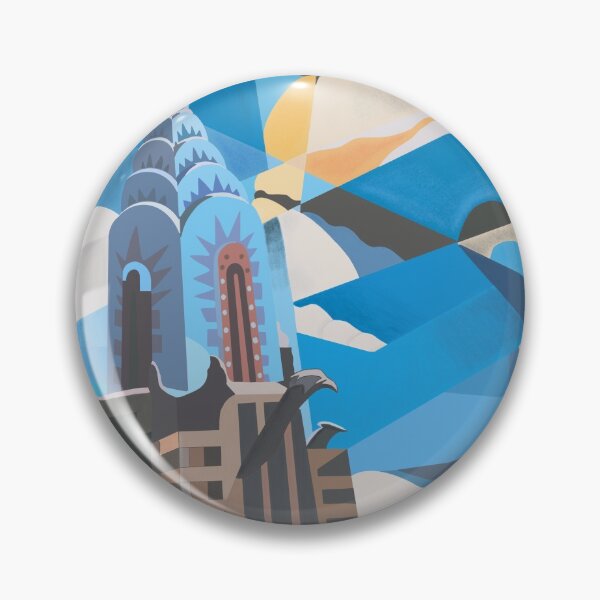 Item preview, Chrysler Building Painting White Collar designed and sold by Marlins1997.