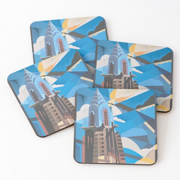 Item preview, Chrysler Building Painting White Collar designed and sold by Marlins1997.