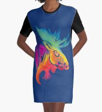 Elch T-Shirt Kleid
