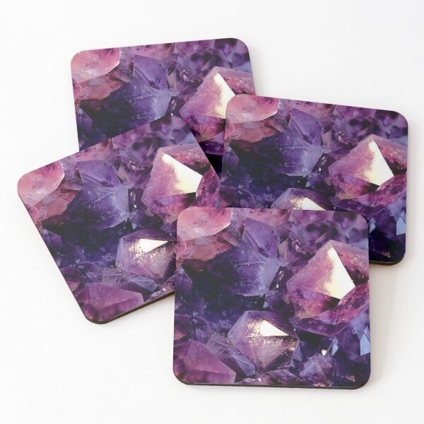 Item preview, Purple pink amethyst crystal gemstones designed and sold by Cutees-designs.