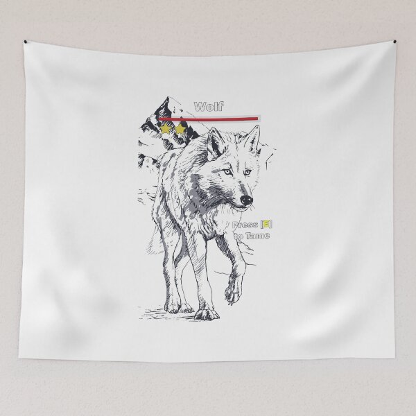 Item preview, Valheim Wolf designed and sold by gainzgear.