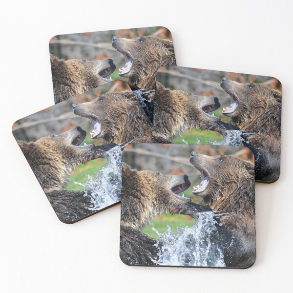 Item preview,  Grizzly Bear canvas,Grizzly Bear,animal, animals,Grizzly Bear wall art,Grizzly Bear artwork,Grizzly Bears,wild,Grizzly Bear art,Grizzly Bear painting designed and sold by eyesight4vision.
