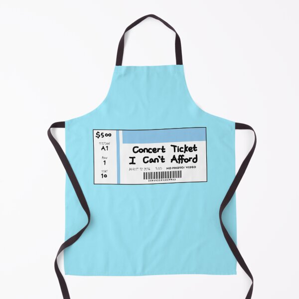 Item preview, Concert TICKET i can't afford designed and sold by Starstacks.