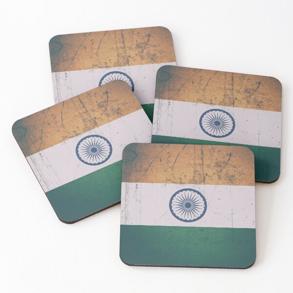 Item preview, Indian flag, old and analog effect designed and sold by Francesko221.