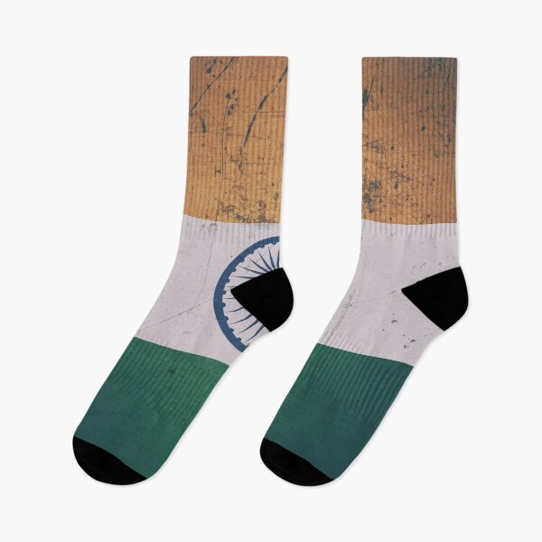 Item preview, Indian flag, old and analog effect designed and sold by Francesko221.