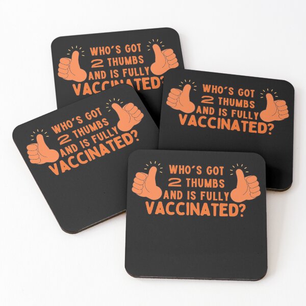 Item preview, Who’s Got 2 Thumbs and is Fully Vaccinated? This Guy designed and sold by TrndSttr.