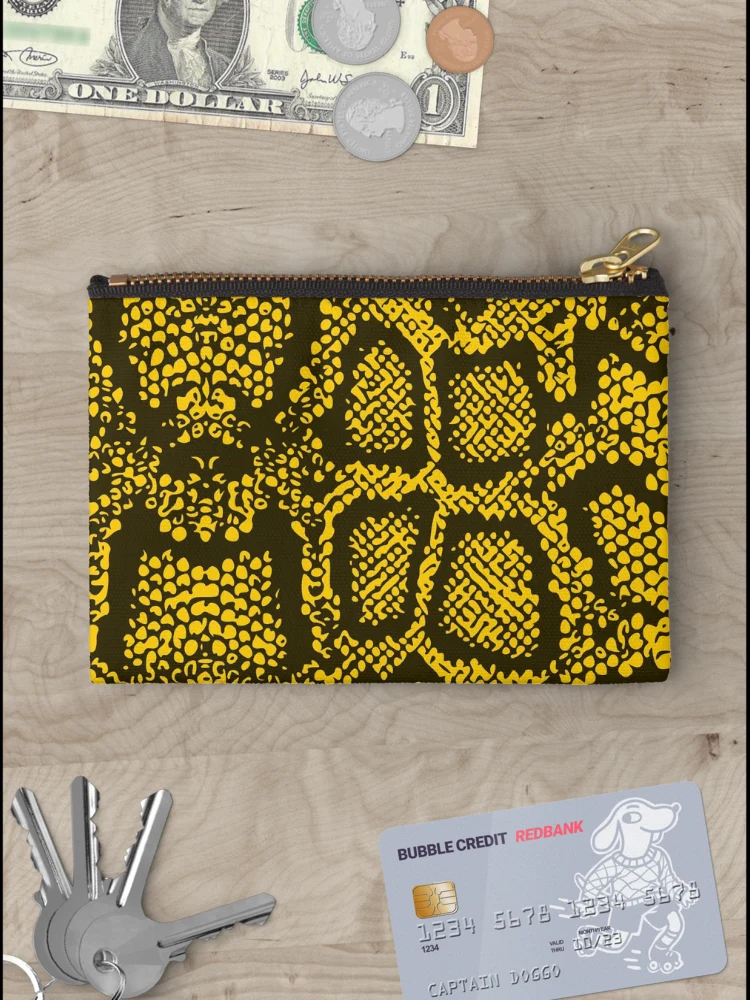 Thumbnail 3 of 4, Zipper Pouch, Python Skin designed and sold by DesignFantazia.